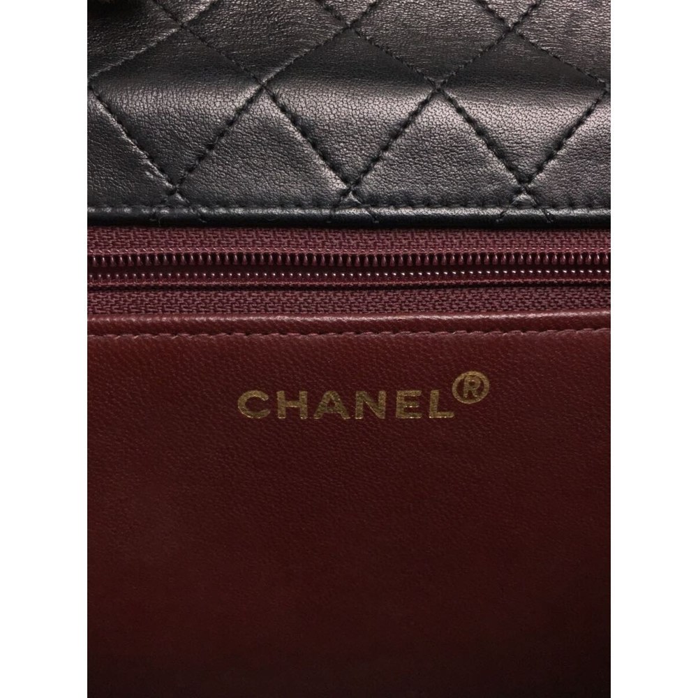 Chanel Lamb Leather Chain Shoulder Bag Black - Picture 3 of 6